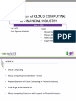 Application of cloud computing in financial industry