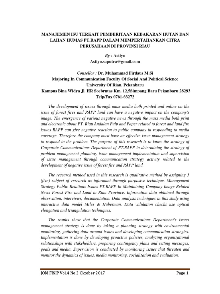 Skripsi Strategi Public Relations Dalam Mempertahankan