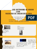 UANL Ingeniería Civil cultura calidad evidencia 1