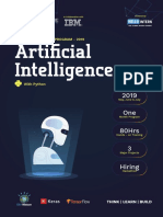 Artificial Intelligence: 2019 One 80Hrs 3 Hiring