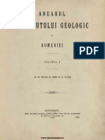 Anuarul Institutului Geologic Al României, Volumul 01