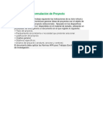 AP1-AA1-Evidencia 1 - Formulación de Proyecto PDF