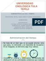 Administración Del Tiempo