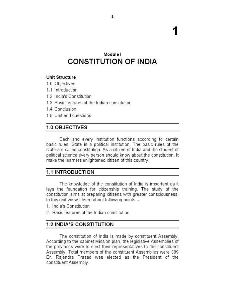 Constitution of India - Smart Notes PDF | PDF | Constitution ...