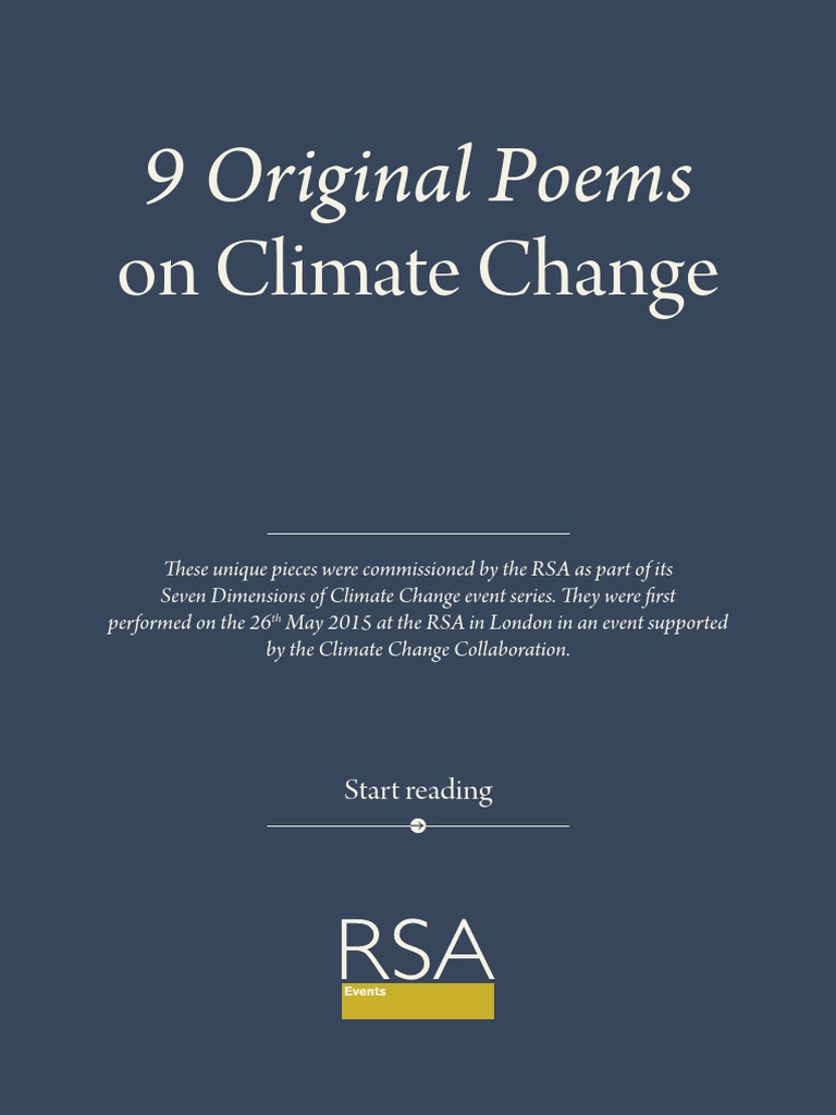 Spoken Word Poetry About Climate Change That Hits Hard