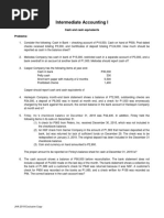 Intermediate Accounting I - Cash and Cash Equivalents