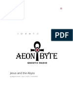 Jesus and the Abyss - Aeon Byte Gnostic Radio
