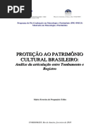 Proteção Ao Patrimônio Cultural Brasileiro_análise Da Articulação Entre Tombamento e Registro