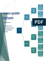 Horizontal Organization Chart Smartart