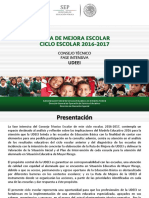 Ruta de Mejora Escolar - 26082016 PDF