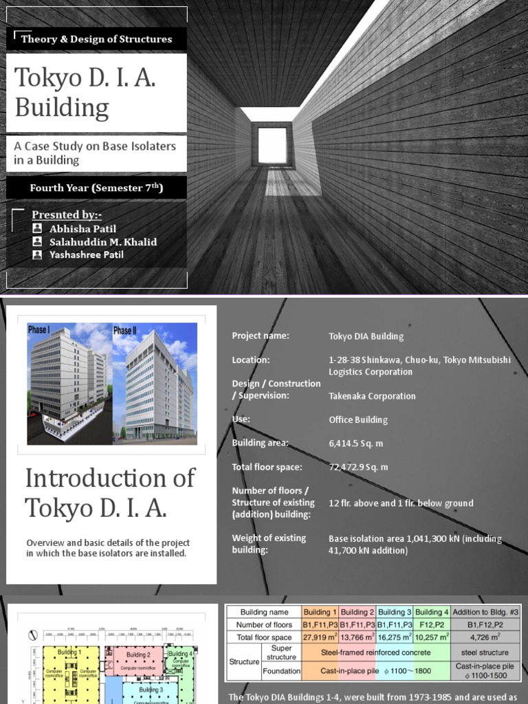 Tokyo D I A Building Pdf Deep Foundation Concrete