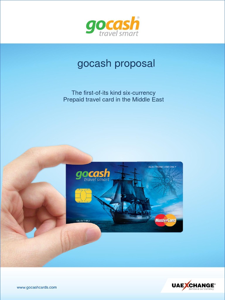 Gocash Proposal PDF Debit Card Master Card