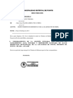 Municipalidad Distrital de Ponto: INFORME #002-2013-MDP/UF/PLVC A: Ing. Cesar Moreno Vergara