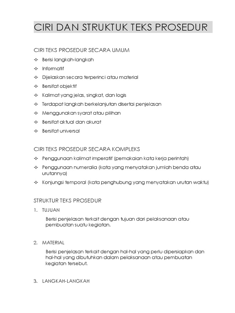 Teks Prosedur Docx