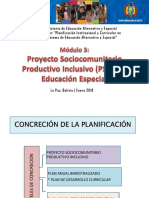 Proyecto Sociocomunitario Productivo Inclusivo Educacin Especial