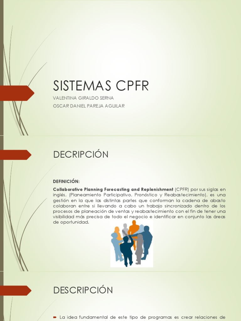 Modelo CPFR en la Cadena de Suministro | PDF | Logística | Planificación