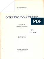 ESSLIN, Martin - Prefácio e Introdução IN O Teatro Do Absurdo PDF