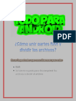 Como Unir y Dividir Con Rar PDF