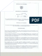 Resolucion 4100 de 2004 (Tipologia, Pesos y Dimensiones de Vehiculos)