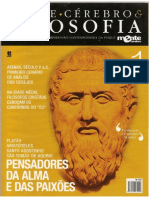 Coleção Mente Cérebro & Filosofia Nº 01 - Pensadores Da Alma e Das Paixões - Platão, Aristóteles, Santo Agostinho e São Tomás de Aquino