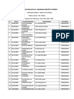 Fechas Civicas 2019 - 2020