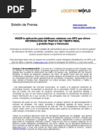 Download Press Release del Lanzamiento de Waze en Venezuela by Xavier Flores SN42660726 doc pdf