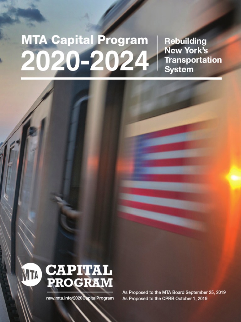 MTA 2020-2024 Capital Program - Full Report PDF, PDF