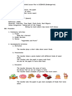 Kindergarten Lesson on Tasting Sweet Foods