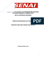 Programa de proteção respiratória no SENAI Jurua