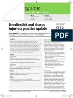 Learning Zone: Needlestick and Sharps Injuries: Practice Update