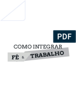 Como Integrar Fe Trabalho Trecho PDF