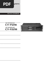 CYF121S F221S Manual