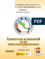 Estadisticas de Los Paises Centroamericanos