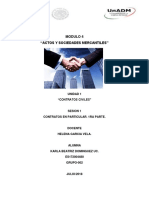Modulo 4 "Actos Y Sociedades Mercantiles": Unidad 1 "Contratos Civiles"