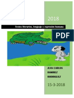Textos Literarios Lenguaje y Expresion Humana PDF