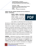 Absolucion de Acta de Ejecucion Anibal Saavedra