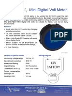 Mini Digital Volt Meter - World's First DC LCD Meter