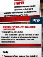 3.Reaction Paper