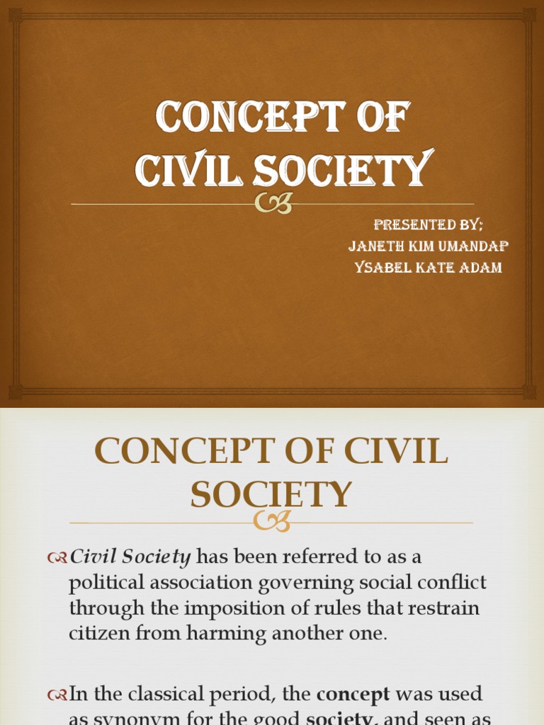 Understanding Civil Society Concepts | PDF | Politics