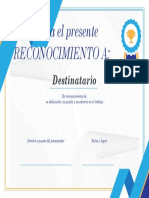 Plantilla Reconocimiento