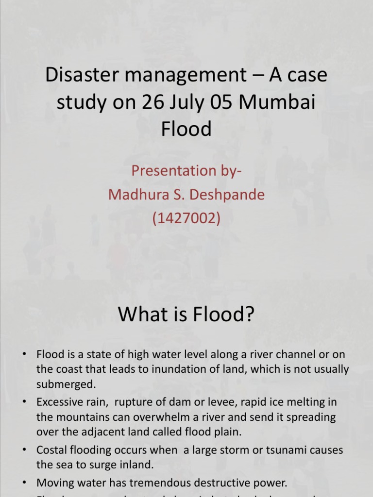 Mumbai Floods: 26 July 2005 Analysis | PDF | Flood | Rain