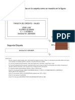 Coloque etiquetas en carpeta según instrucciones