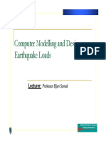 Computer Modelling and Design Earthquake Loads