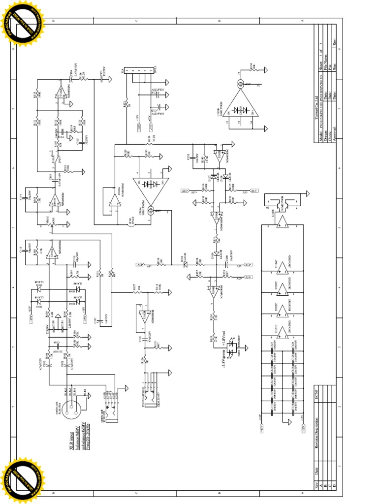 Diagrama Caja Amplificada Peavey | PDF