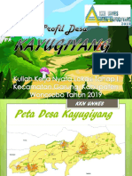 Booklet Desa Kayugiyang, Kec. Garung, Kab. Wonosobo