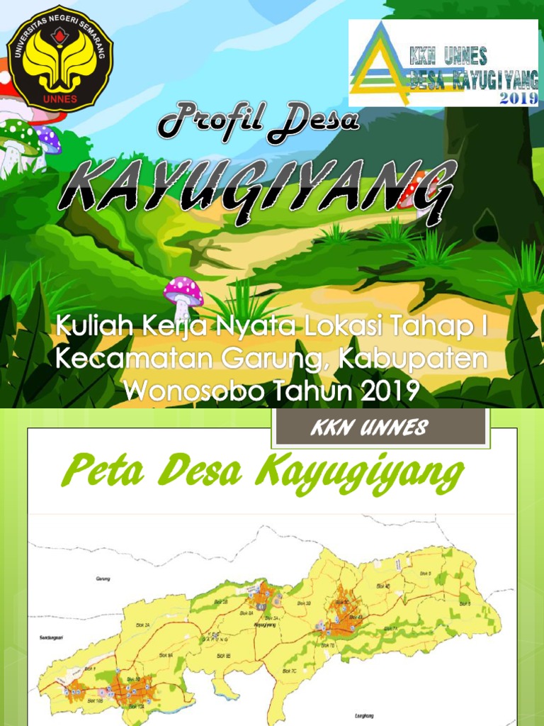 Booklet Desa Kayugiyang, Kec. Garung, Kab. Wonosobo | PDF