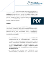 Modelo Minuta de Poder Escritura Publica-Notario Peruano