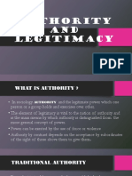 Authority AND Legitimacy