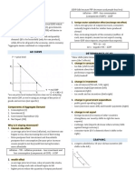 Aggregate Demand: 1. Change in Consumption