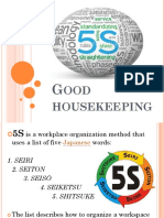5S Good Housekeeping